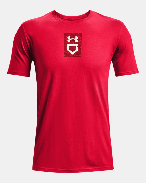 Men's UA Baseball Icon T-Shirt, Red, pdpMainDesktop image number 4